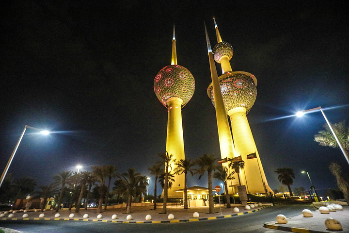 "属于必去的景点！到了晚上打车去科威特塔这个地方非常值得看，门票🎫5块第纳尔可以刷卡_科威特塔"的评论图片