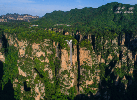 百龙天梯旅游景点攻略图