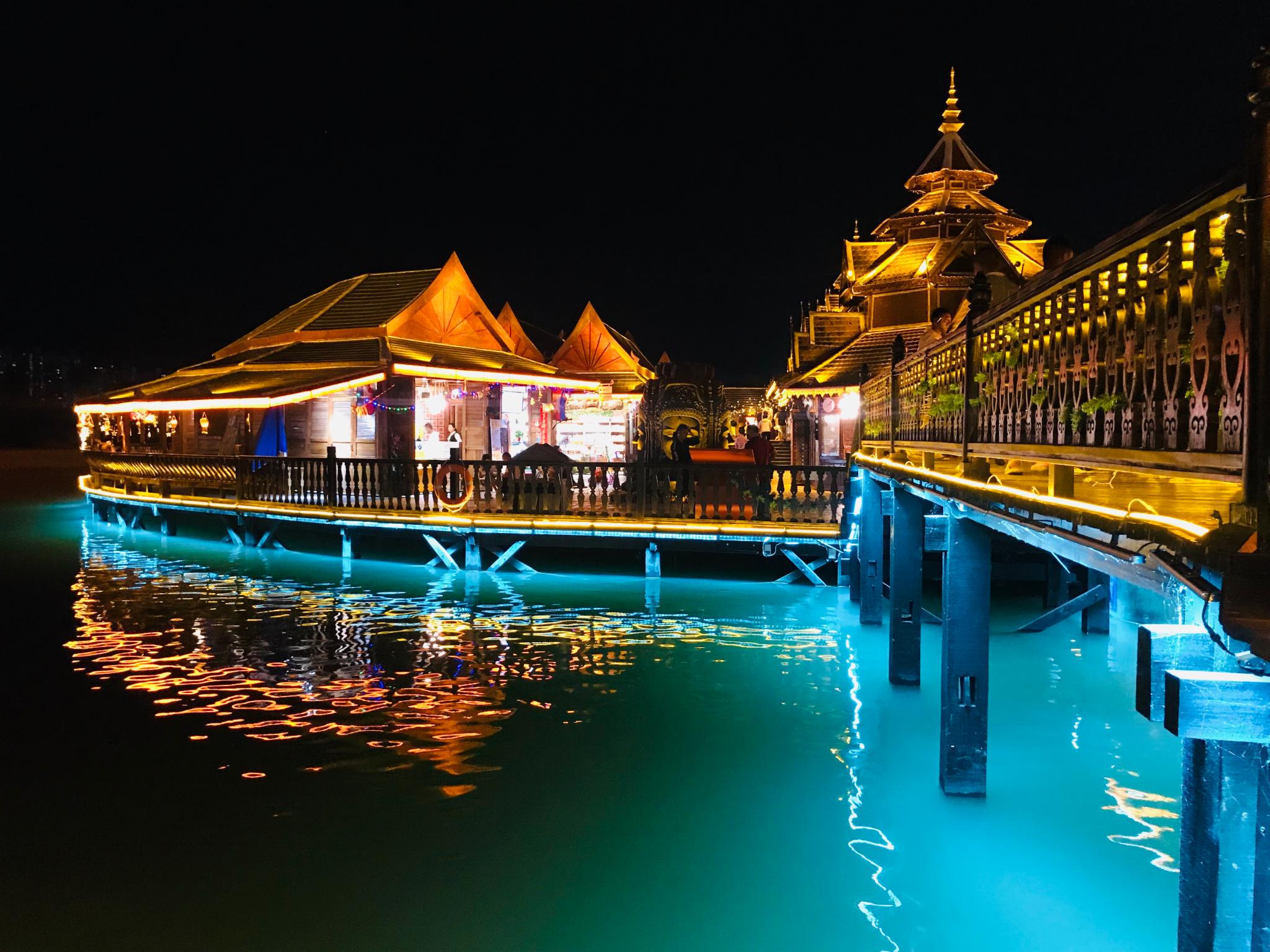 2023告庄西双景游玩攻略,这里的夜景超级美腻!打卡两.【去哪儿攻略】