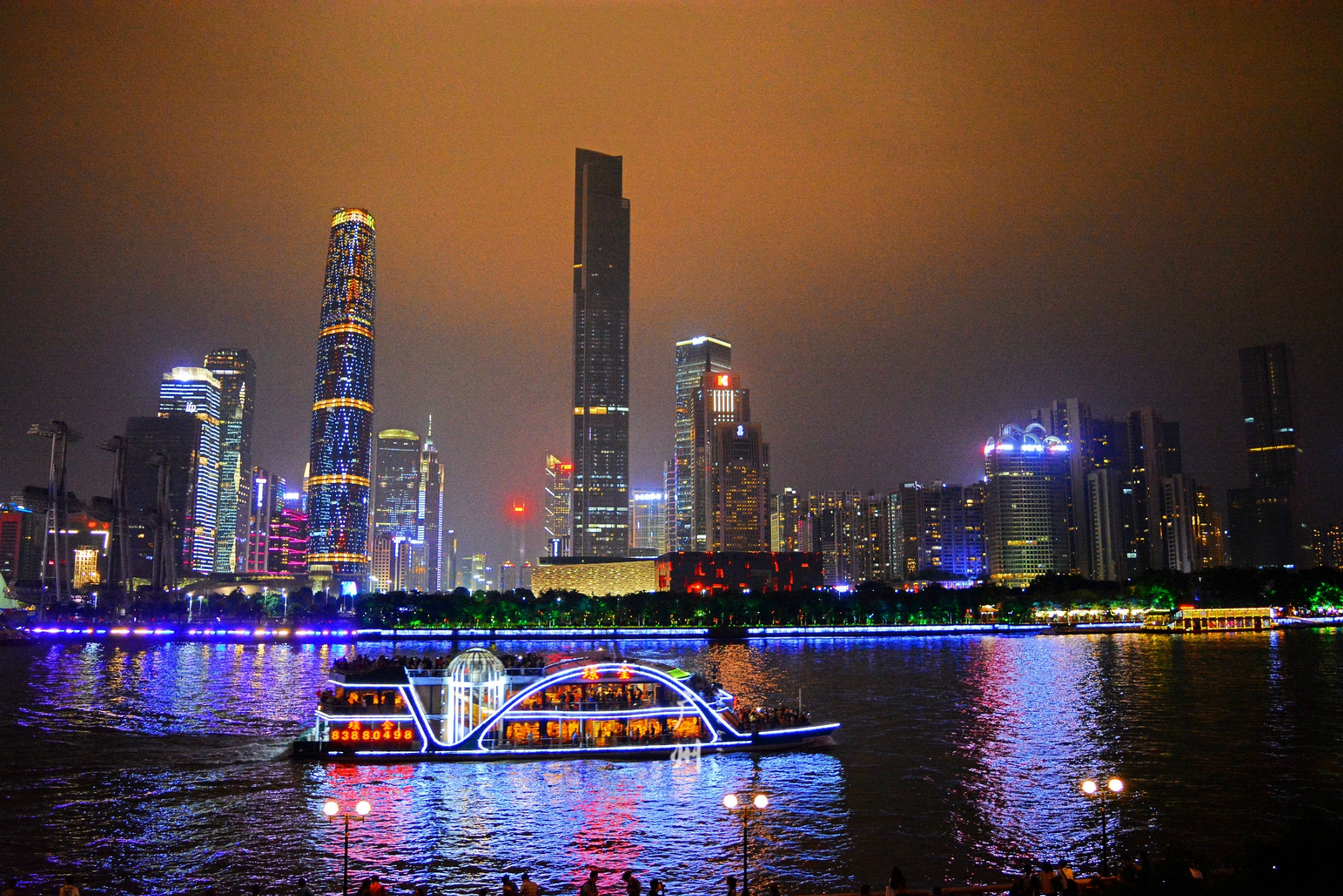 2023珠江夜游广州塔·中大码头游玩攻略,但吹着江风看夜景实在很舒服...【去哪儿攻略】