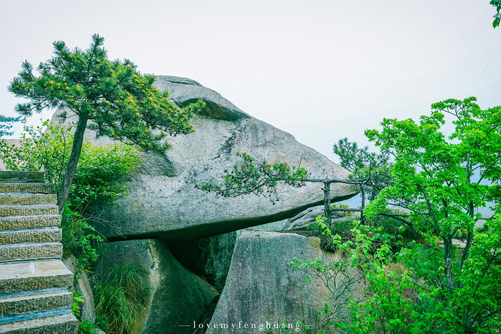 "...，这些远看似古堡魏立的天柱山岩石，在西关群峰垂直节理中非常发育，形成了横看成岭侧成峰的美丽景致_天柱山"的评论图片