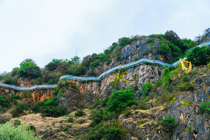 观音峡玻璃栈道图片