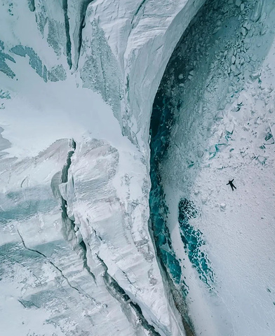 "慕士塔格冰川公园是“冰川之父”慕士塔格峰的4号冰川，公园开放时进去是可以近距离接触冰川的_慕士塔格冰山"的评论图片