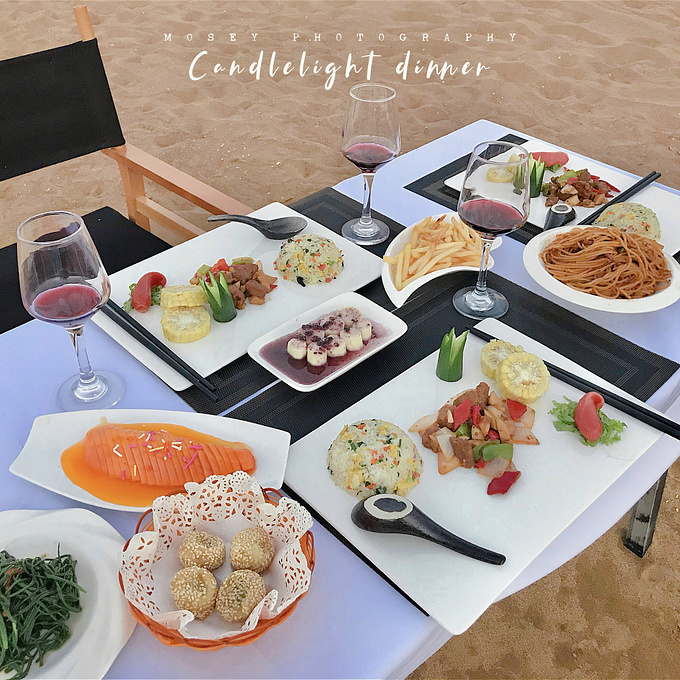 腾格里沙漠下午茶,烛光晚餐
