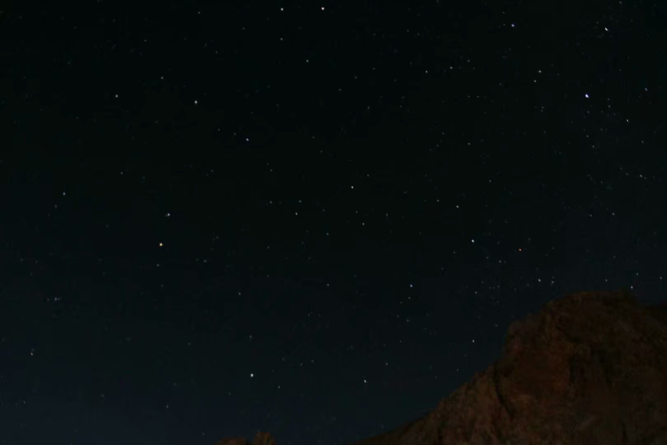 星空(我们凌晨三点拍的