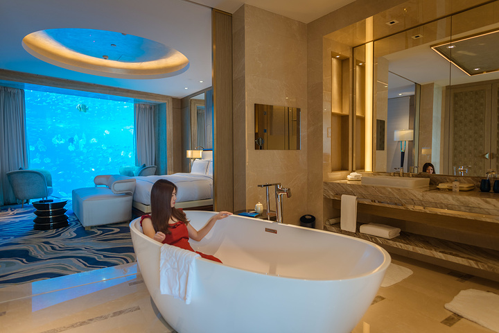 价值六万一晚的水底套房