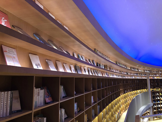 "上海爱琴海购物中心里的这个光的空间新华书店非常适合打卡，阅读区域的环境很梦幻，但是座位有点少，..._新华文创·光的空间(上海爱琴海购物中心店)"的评论图片