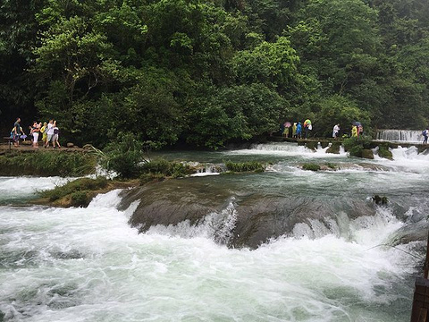 六十八级跌水瀑布旅游景点攻略图