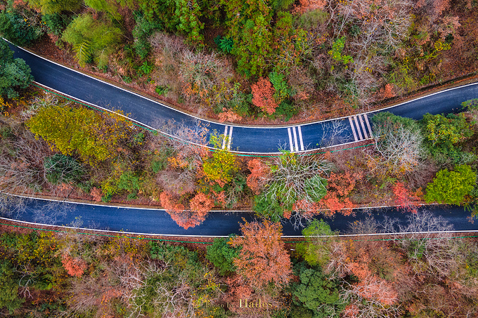 石台七井山盘山公路图片