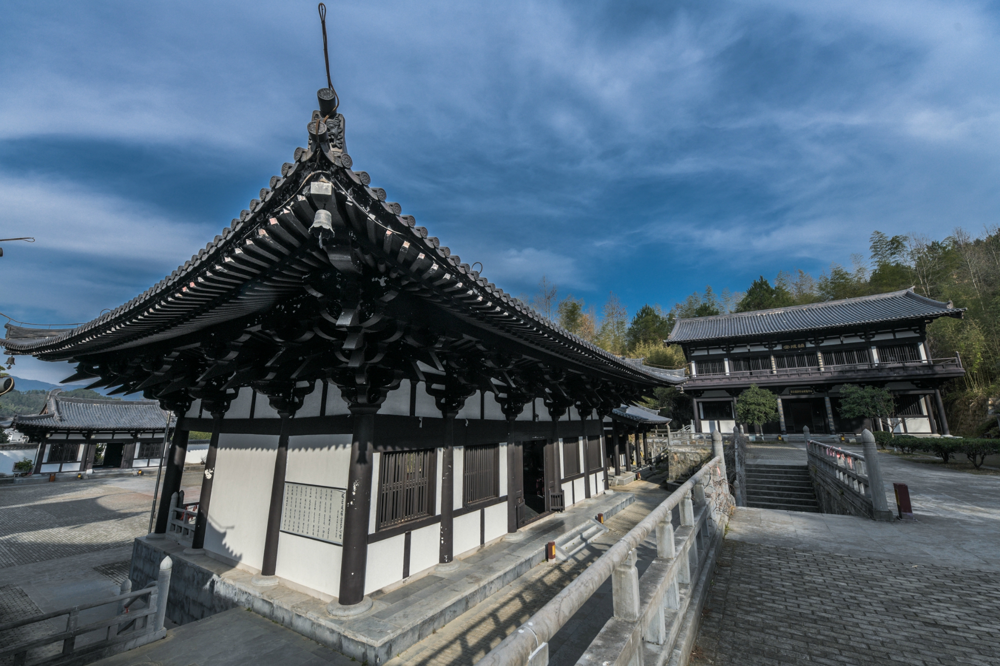 黄山地区算最大规模的汉唐风格寺院