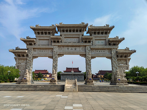 海岛金山寺景区旅游景点攻略图