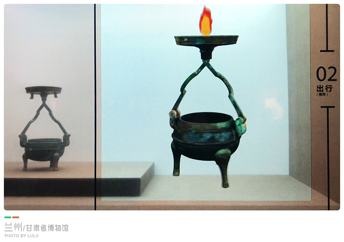 "不得不赞一句甘肃省博物馆，它利用三维动画和触摸交互功能相结合，从而更加形象准确的向参观者传递文..._甘肃省博物馆"的评论图片