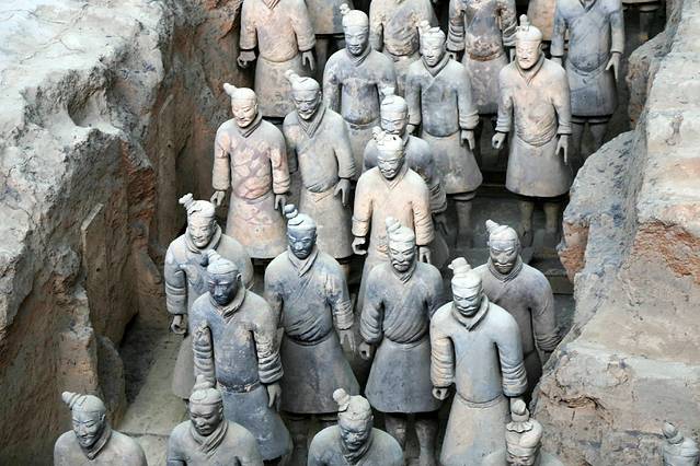 秦兵马俑三号坑遗址