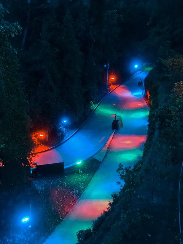 新加坡天际线斜坡滑车