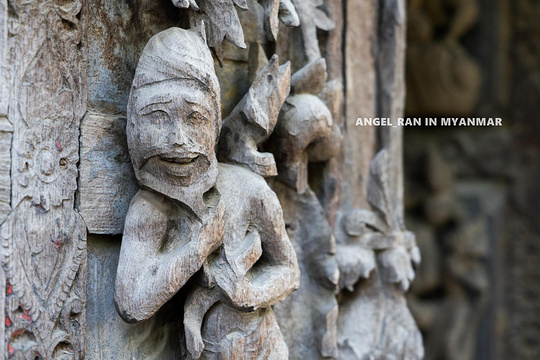 金色宫殿僧院  (Shwenandaw Kyaung)旅游景点图片