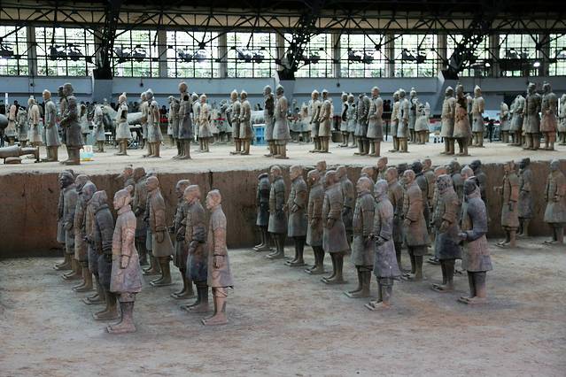 秦兵马俑三号坑遗址