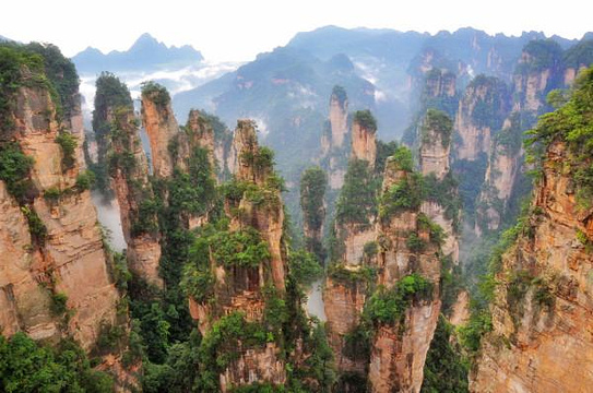 中国张家界世界地质公园旅游景点图片