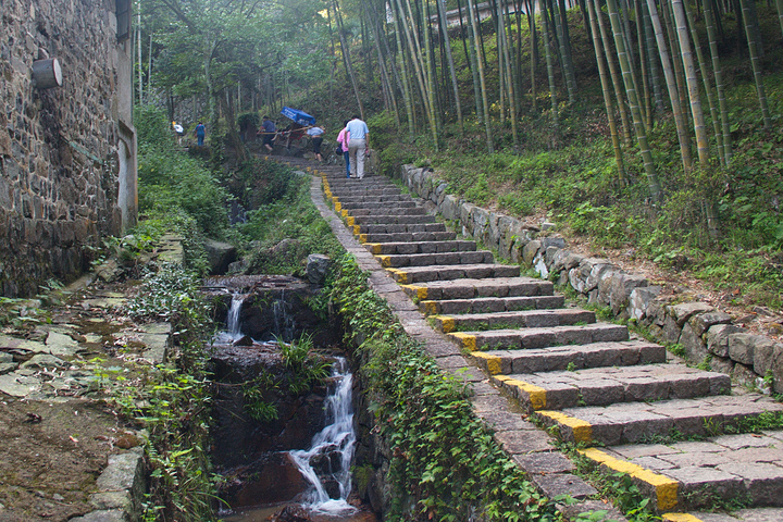 赴莫干山游剑池