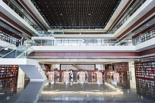 四川省图书馆旅游景点图片