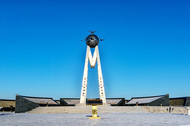 满洲里国门景区