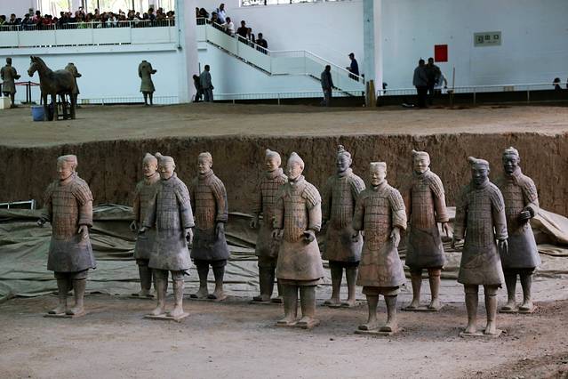 秦兵马俑三号坑遗址