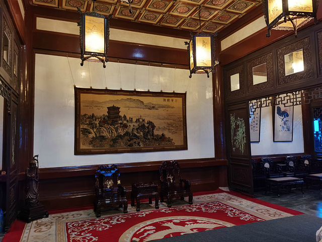 墙上的精美壁画黄鹤楼记记载了当年修建黄鹤楼的始末黄鹤楼历史悠久
