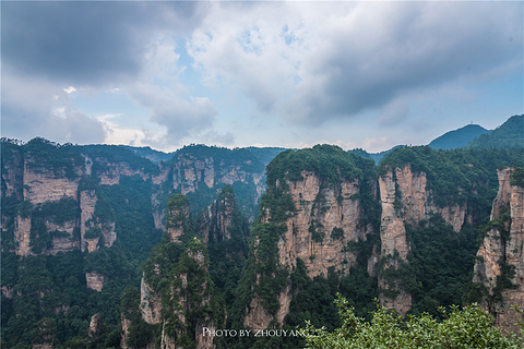 袁家界景区旅游景点攻略图