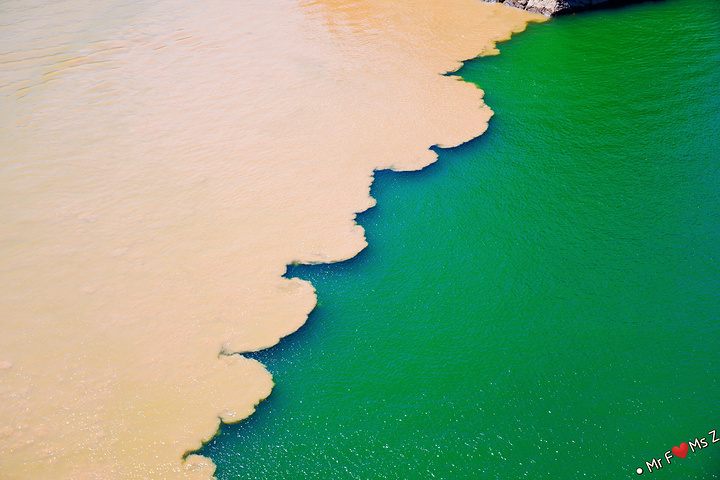 黄河青黄交汇点