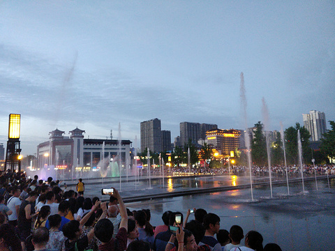 大雁塔北广场音乐喷泉旅游景点攻略图