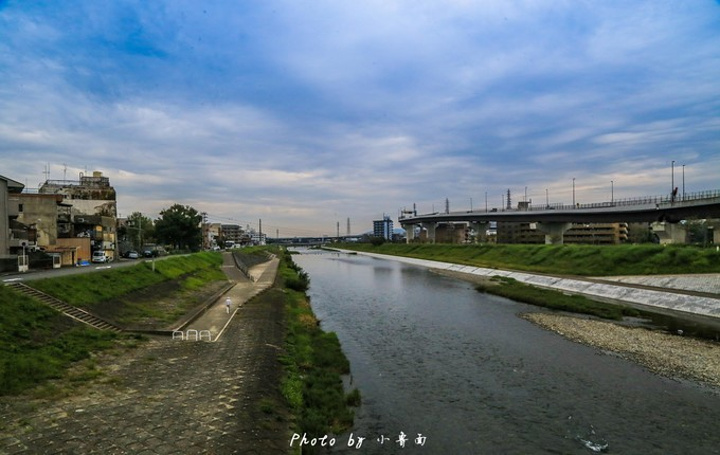 "岸边的景色也是幸福的。鸭川是日本京都的一个景点，也是代表京都的一条长31公里的一级河川_鸭川"的评论图片