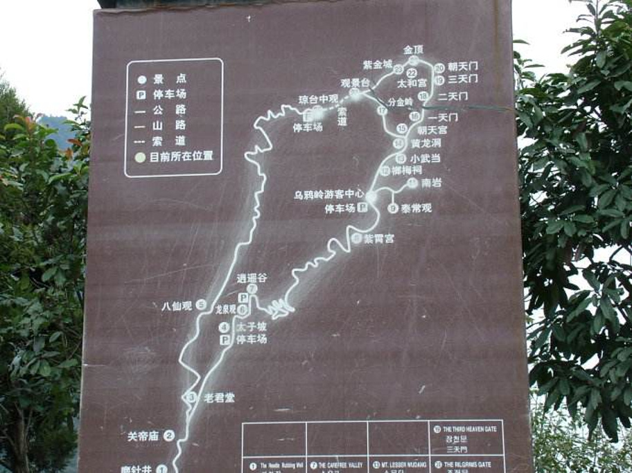 南岩旅游导图