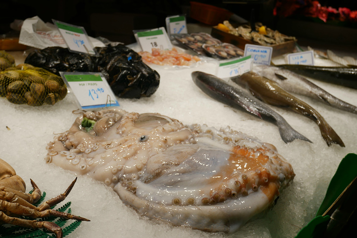 "我们买了很多海鲜食材回去，真的是既新鲜又便宜_波盖利亚市场"的评论图片