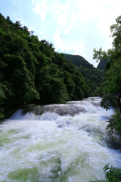 六十八级跌水瀑布旅游景点攻略图