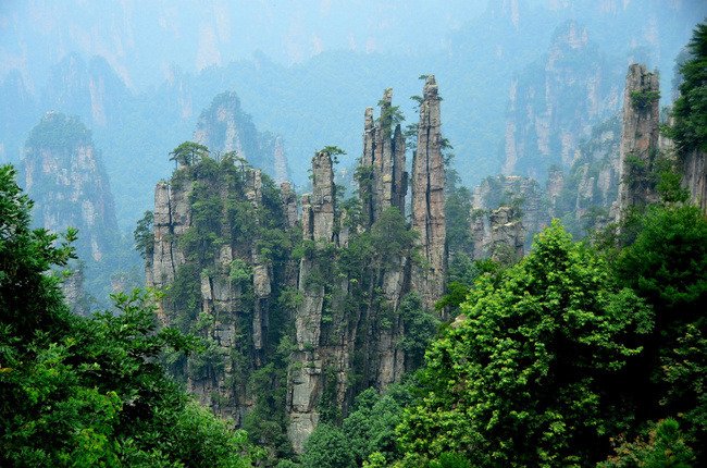 天子山风景区图片