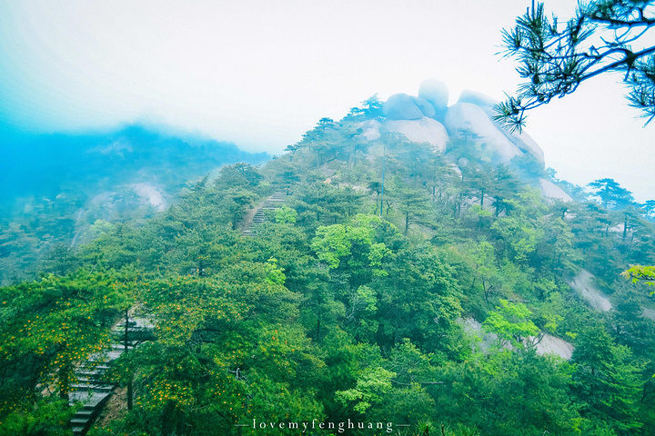 "...，这些远看似古堡魏立的天柱山岩石，在西关群峰垂直节理中非常发育，形成了横看成岭侧成峰的美丽景致_天柱山"的评论图片