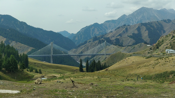 "看过了很多有代表性的，已经有点审美疲劳了，新疆大是大，美是美，但是看了一些代表性的之后，感觉其..._果子沟大桥"的评论图片