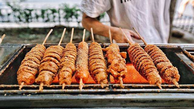 小魏哥秘制果仁烤面筋