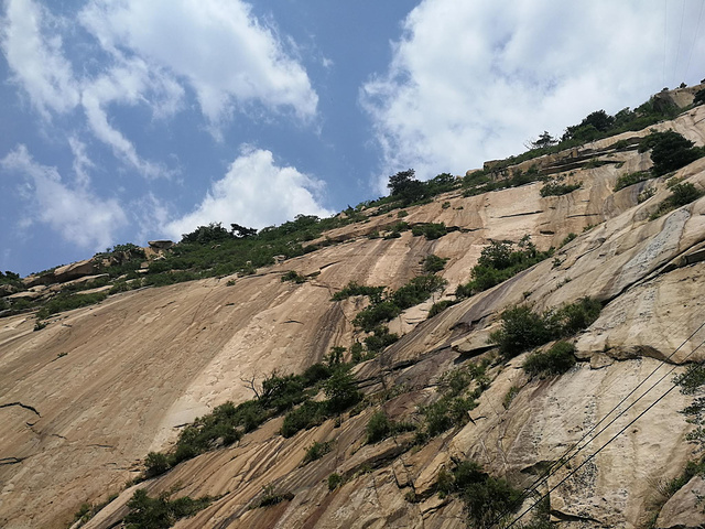 "【小提示】碣石山不高但非常险峻，夏日登山建议带2瓶水，山上多为岩石少高大树木，注意防晒_碣石山景区"的评论图片