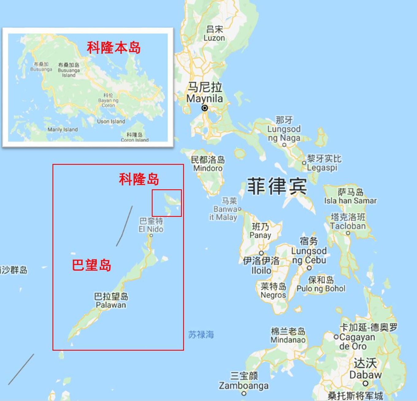 菲律宾长滩岛旅游地图－北京青年旅行社安途旅游网
