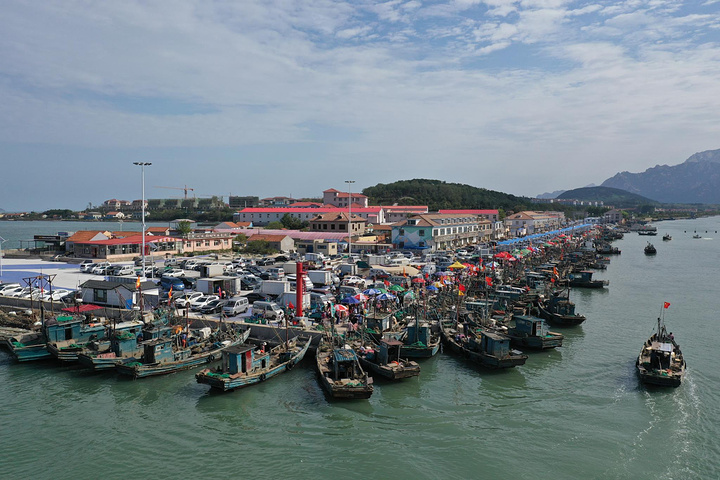 "第二站：港东渔码头码头上的海鲜又便宜又新鲜，每天下午两点会开市，可以来逛吃逛吃_港东渔码头"的评论图片