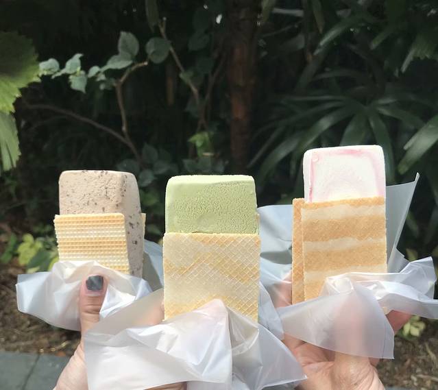 新加坡威化饼雪糕,个人觉得有点小贵,一个大概6块多人民币吧