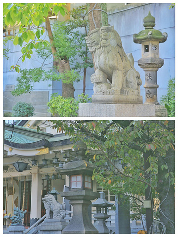 "大阪小众景点推荐-难波八坂神社💰人均消费：免费参观神社面积不大，最多半个小时也就转遍整个神社_难波神社"的评论图片