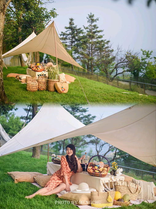 海景草坪下午茶图片