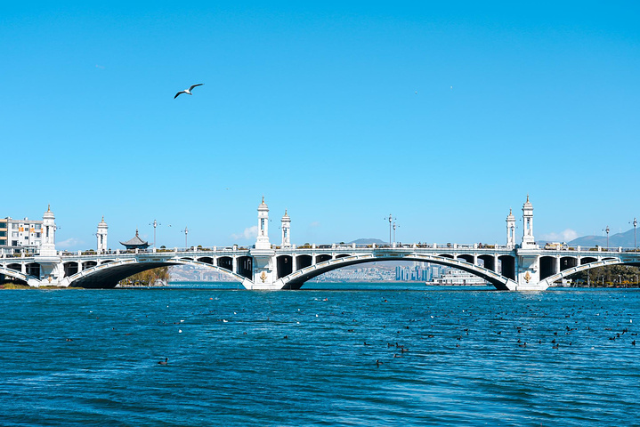 "...现的地方，兴盛大桥在大理市区，离大理火车站不远，横跨西洱河，流过这座桥，是洱海流入澜沧江的河道_兴盛大桥"的评论图片