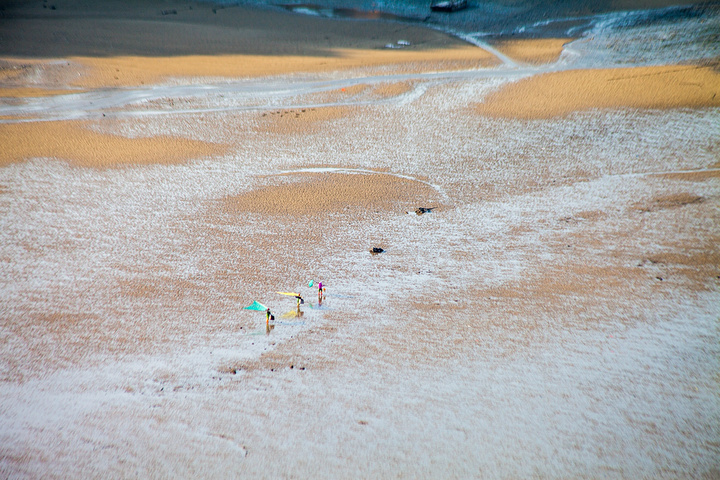 "小皓海滩风光也是摄影人钟爱霞浦滩涂风光最经典的拍摄点之一。在观景台居高临下，小皓海滩就展现在眼前_小皓海滩"的评论图片