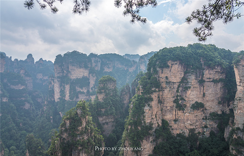 袁家界景区旅游景点攻略图