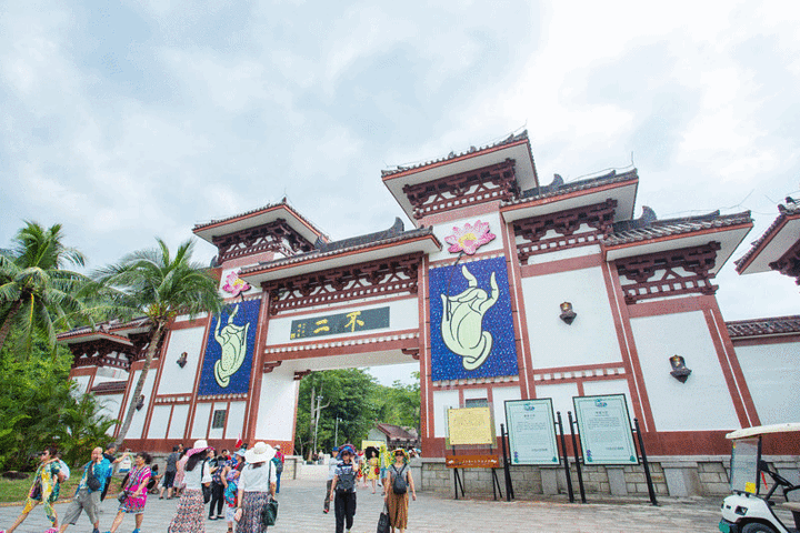 三亚南山寺购物陷阱图片