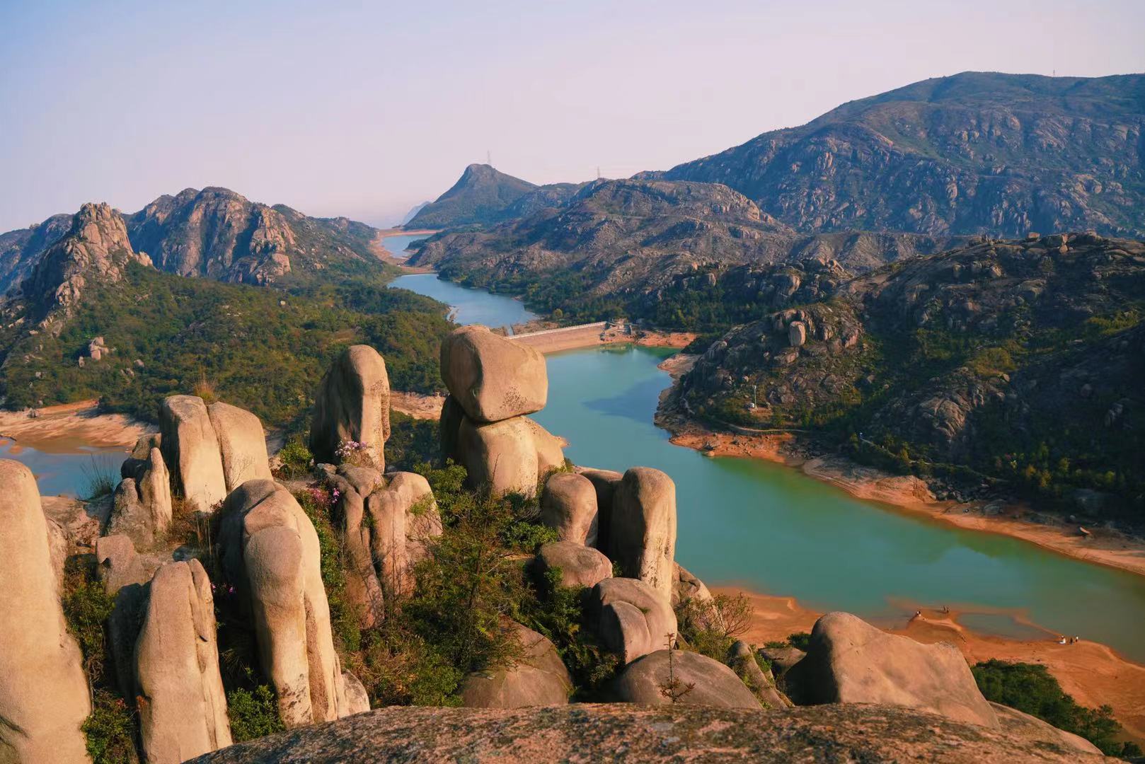 大罗山天河水库图片