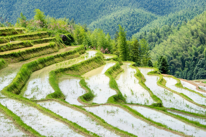 上堡梯田图片