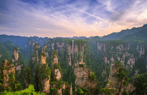 百龙天梯旅游景点攻略图